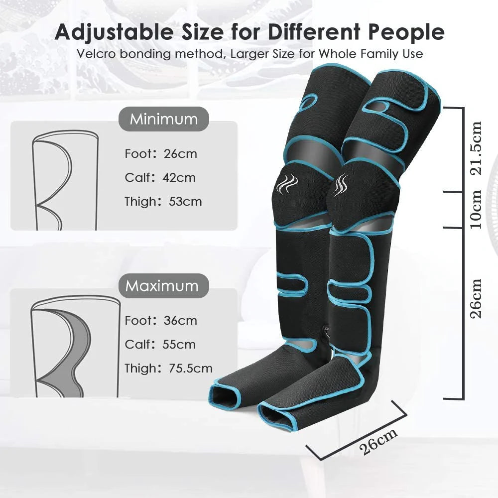 "360° Leg Air Pressure Massager for Ultimate Blood Circulation and Muscle Relaxation - 2023 Edition"