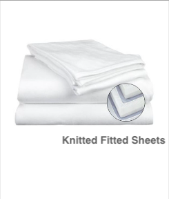 Knitted Fitted Sheets for Hospitals, Nursing Homes and Healthcare Institutions