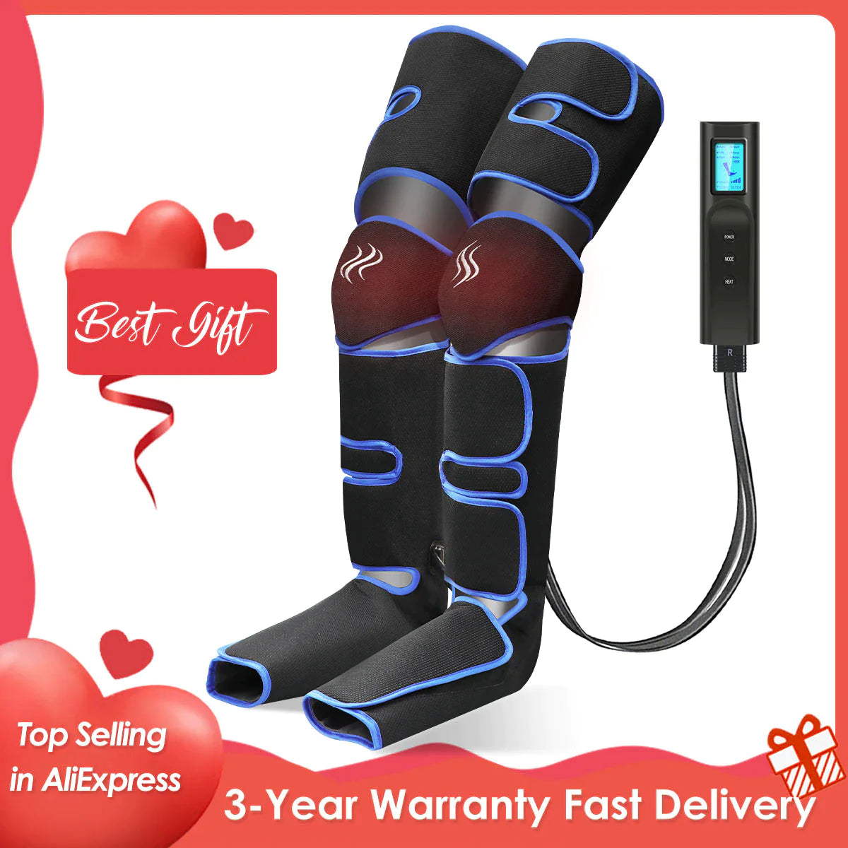 "360° Leg Air Pressure Massager for Ultimate Blood Circulation and Muscle Relaxation - 2023 Edition"