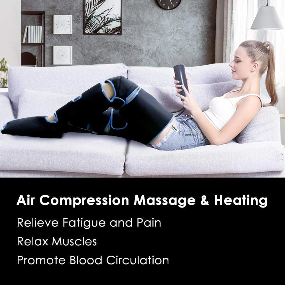 "360° Leg Air Pressure Massager for Ultimate Blood Circulation and Muscle Relaxation - 2023 Edition"